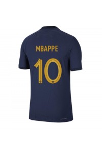 Frankrike Kylian Mbappe #10 Fotballdrakt Hjemme Klær VM 2022 Korte ermer